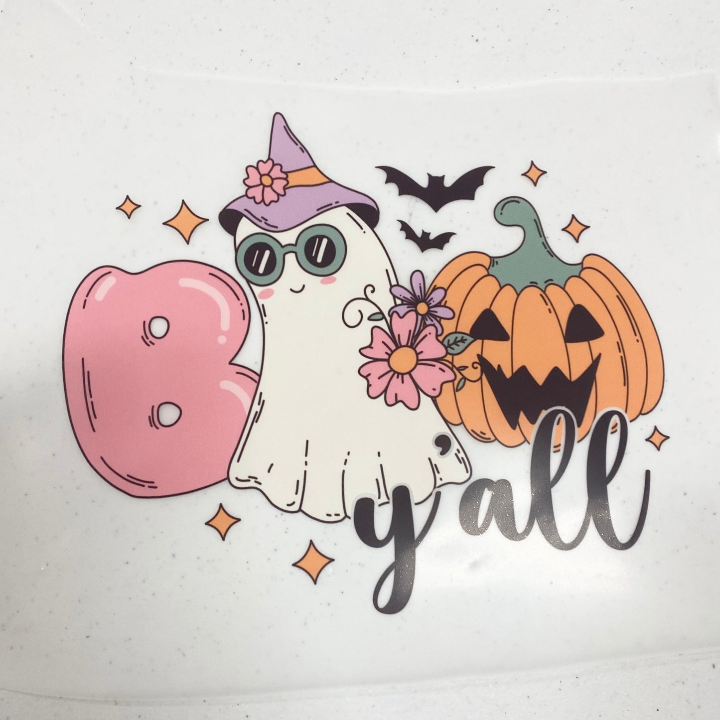 Boo Y'all DTF and Sublimation print