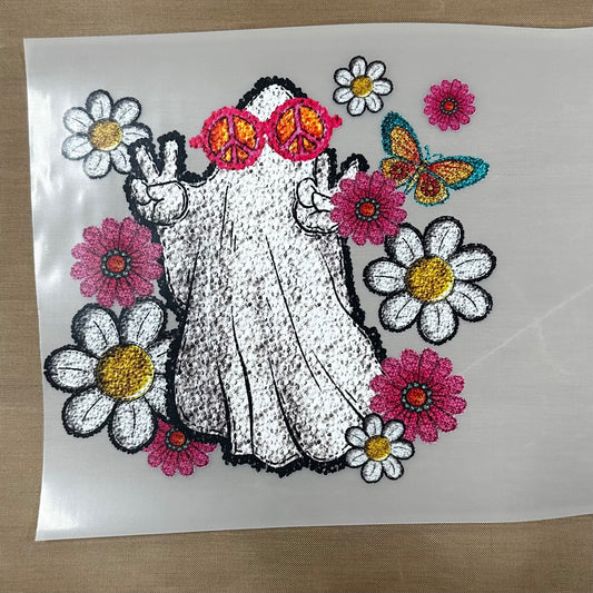 Groovy Ghost with Glasses DTF