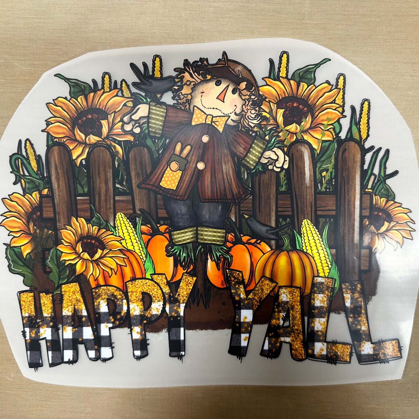 Happy Y'all DTF and Sublimation print