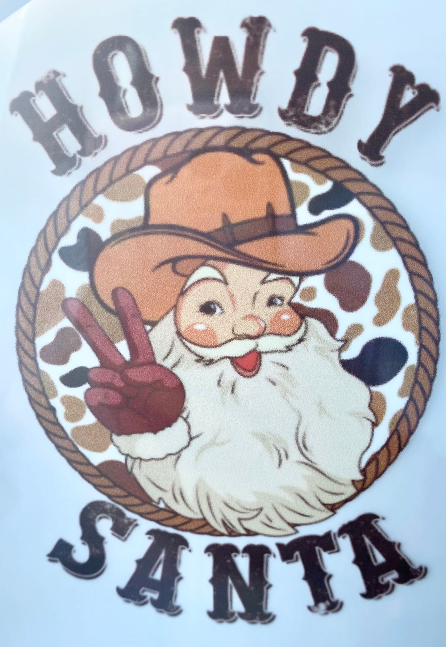 Howdy Santa DTF Print