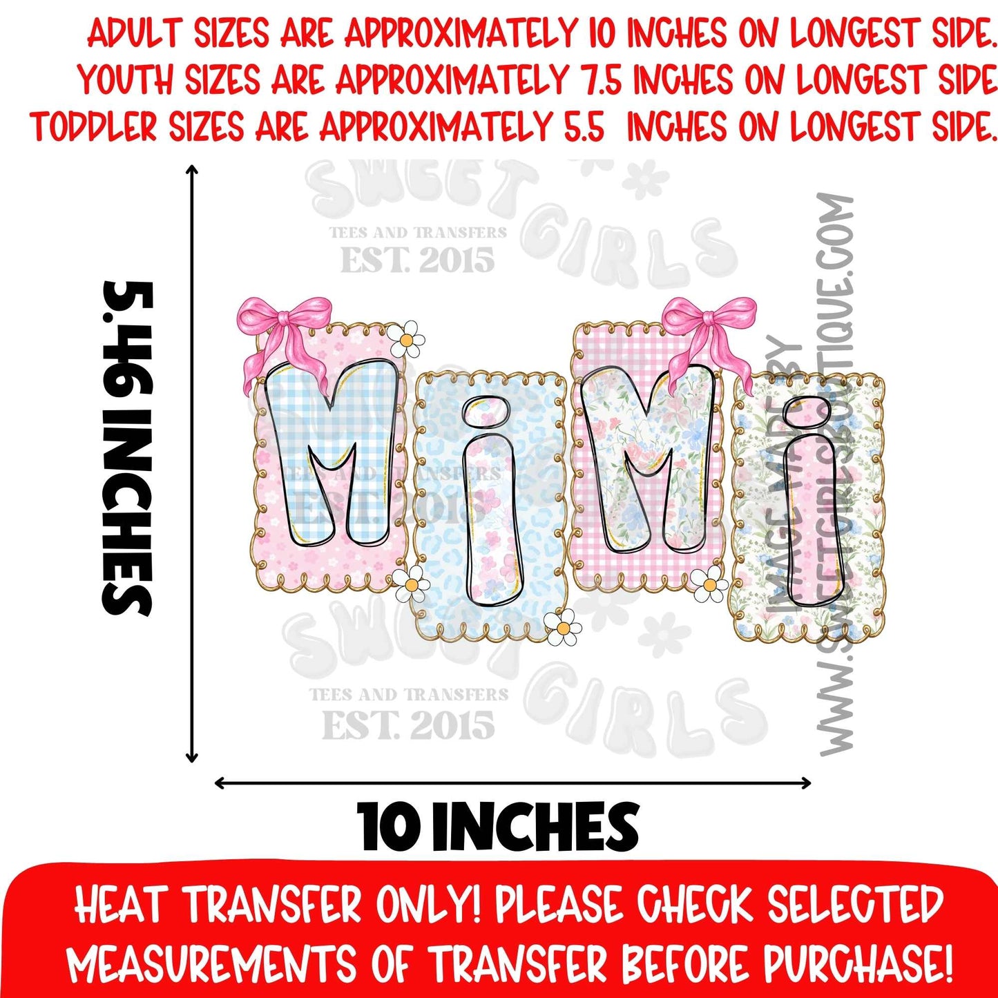 Mimi Pastel Patch Letters MIMI PASTEL PATCH LETTERS Mimi Pastel Patch Letters HEAT TRANSFER DTF HEAT TRANSFER NOT A SHIRT MIMI PASTEL PATCH LETTERS HEAT TRANSFER