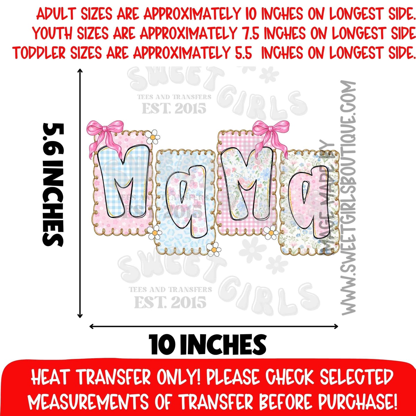 Mama Pastel Patch Letters MAMA PASTEL PATCH LETTERS Mama Pastel Patch Letters HEAT TRANSFER DTF HEAT TRANSFER NOT A SHIRT MAMA PASTEL PATCH LETTERS HEAT TRANSFER