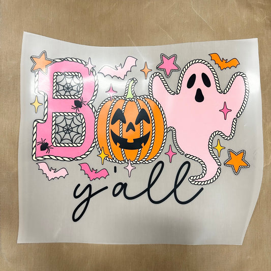 Boo Y'all DTF and Sublimation print