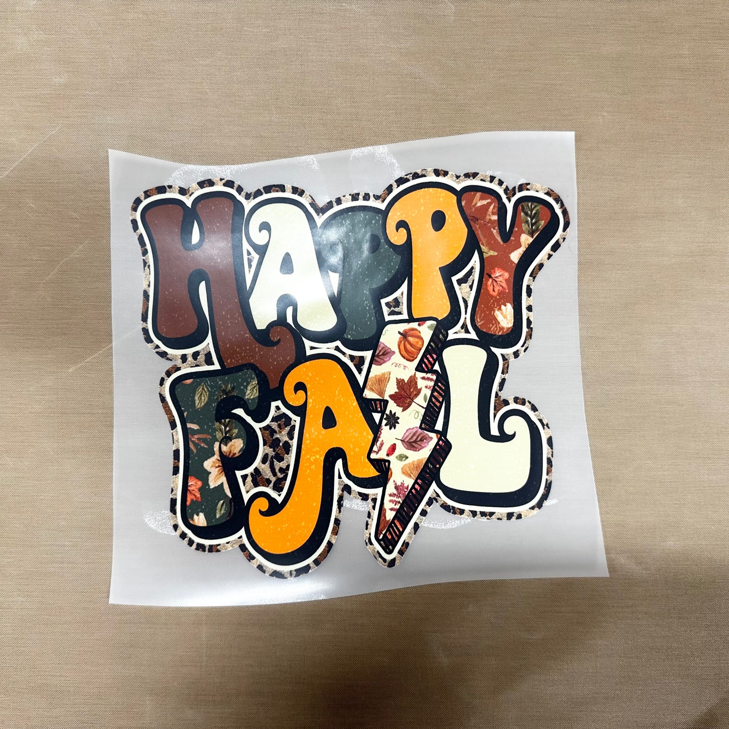 Happy Fall DTF and Sublimation print