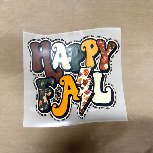 Happy Fall DTF and Sublimation print