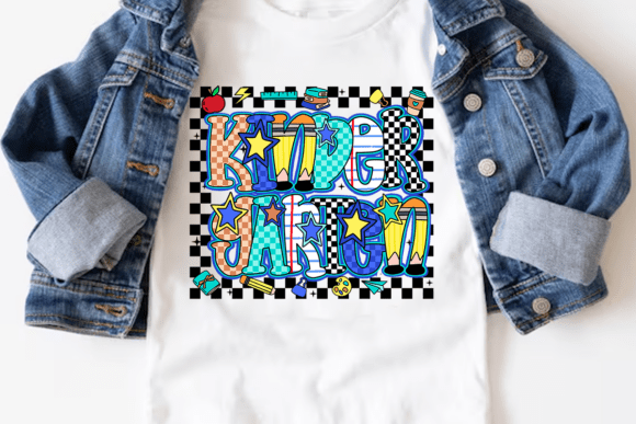 Star Checker Back to School DTF Transfers – Pre-K to 5th Grade Heat Press Designs for Kids' Shirts
