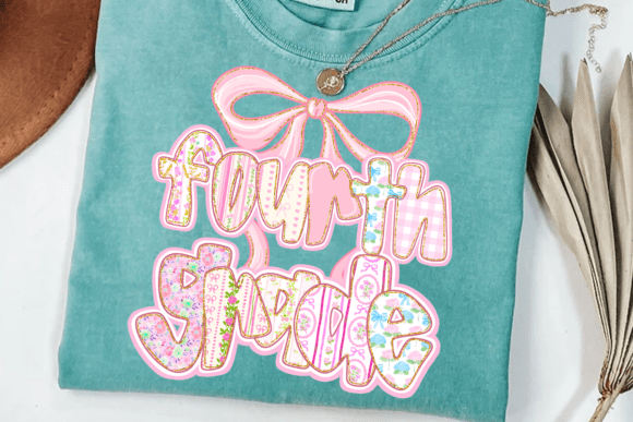 Pastel Bow School DTF Heat Transfers – Pre-K to 5th Grade – Pink Grandmillennial Iron-On Shirt Designs for Girls