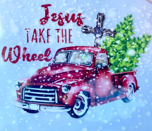 Jesus Take The Wheel DTF Print