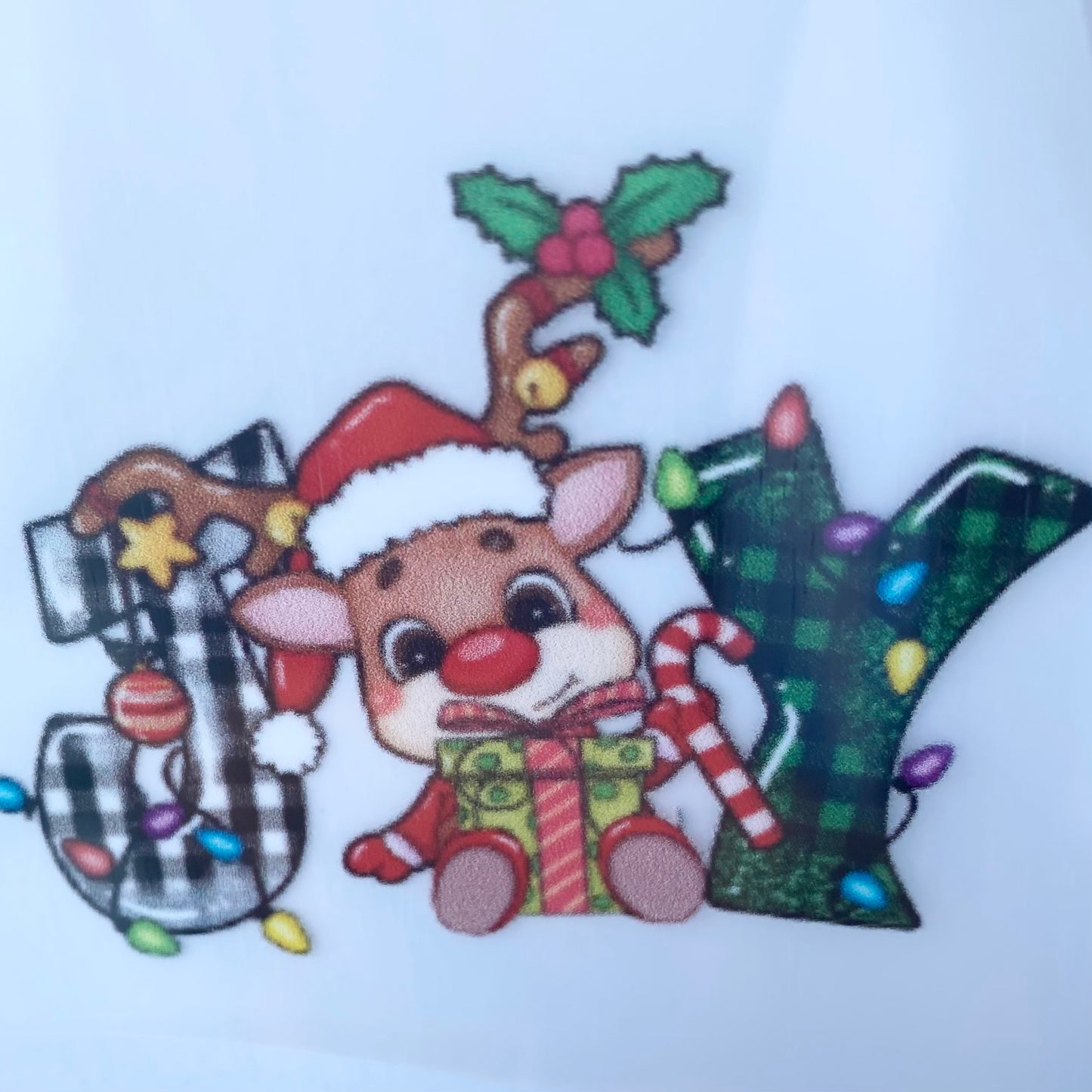 Reindeer Joy DTF Print