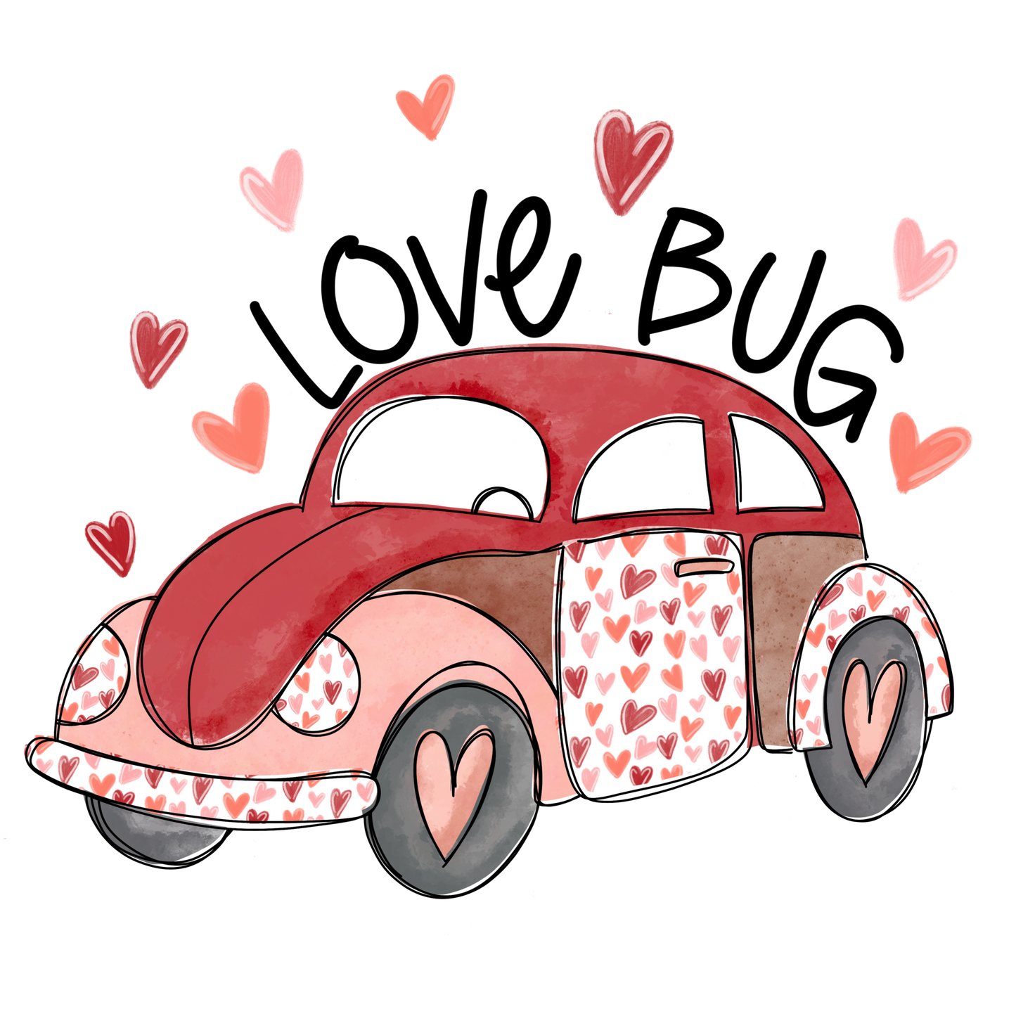 Love Bug DTF Print