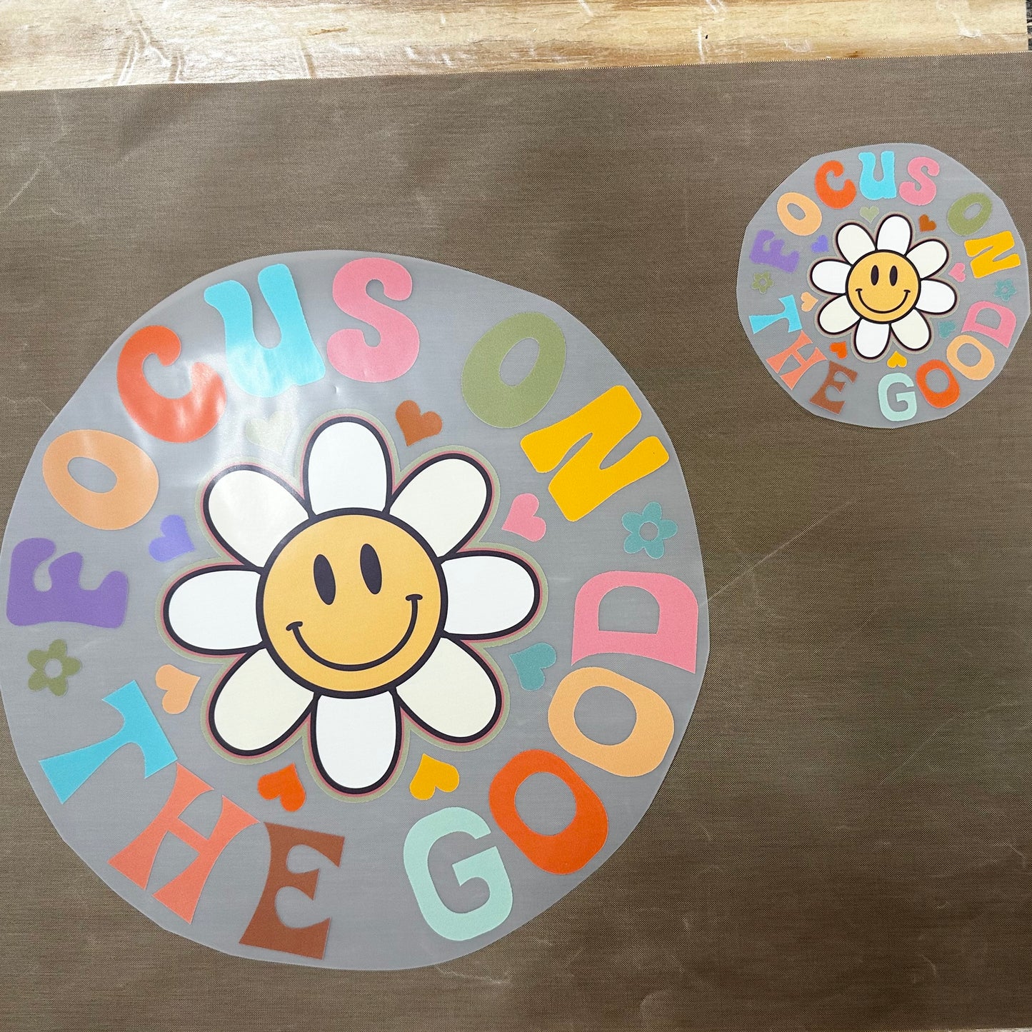 Focus on the Good (comes with pocket) DTF print