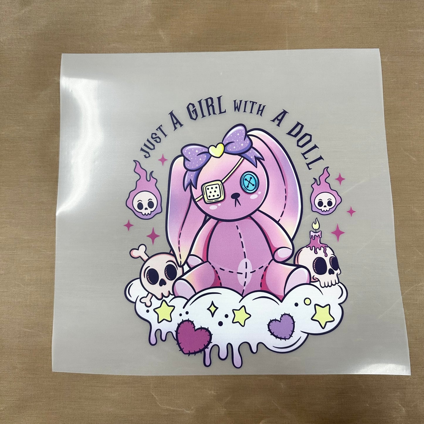 A Girl and Her Doll DTF