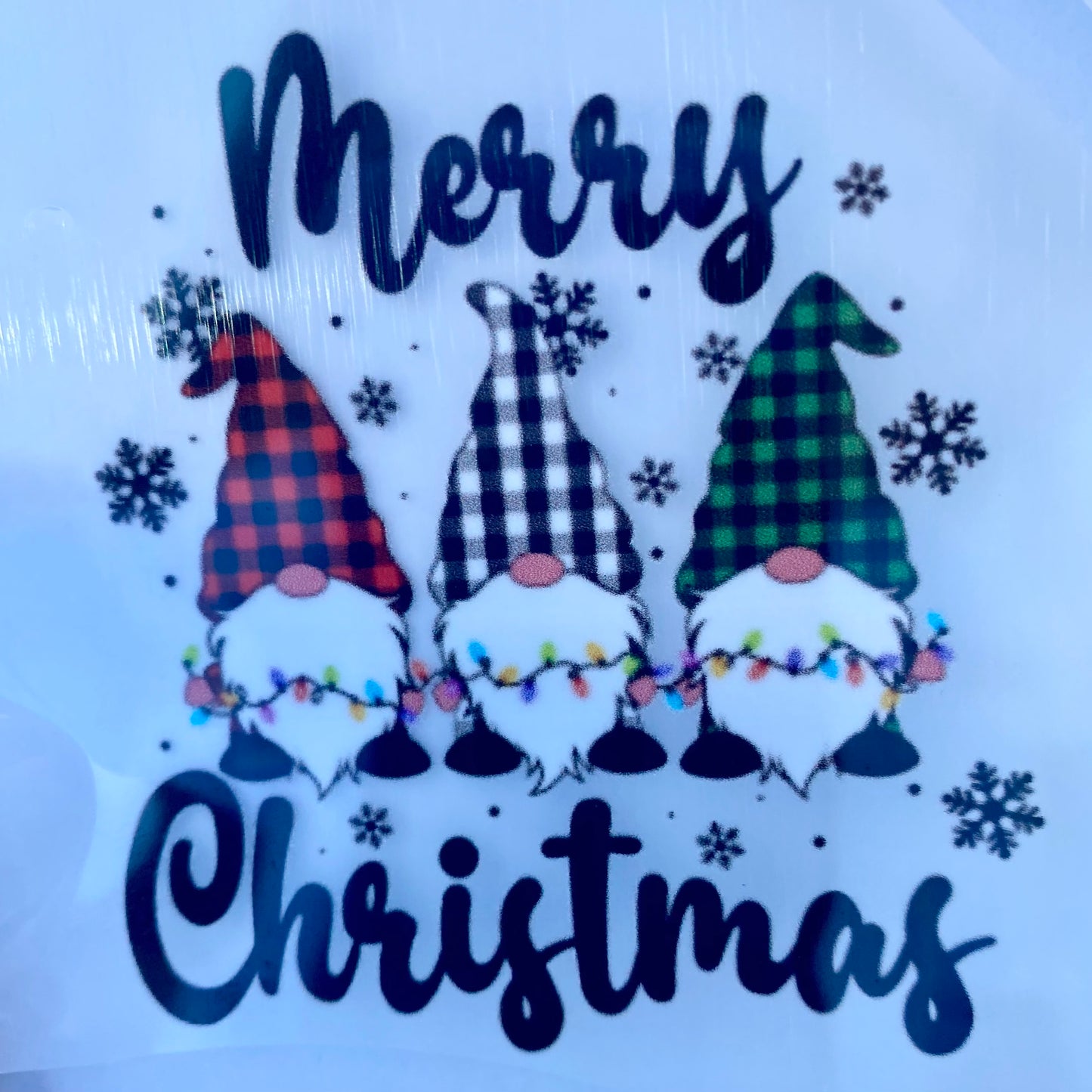 Gnome Christmas DTF Print