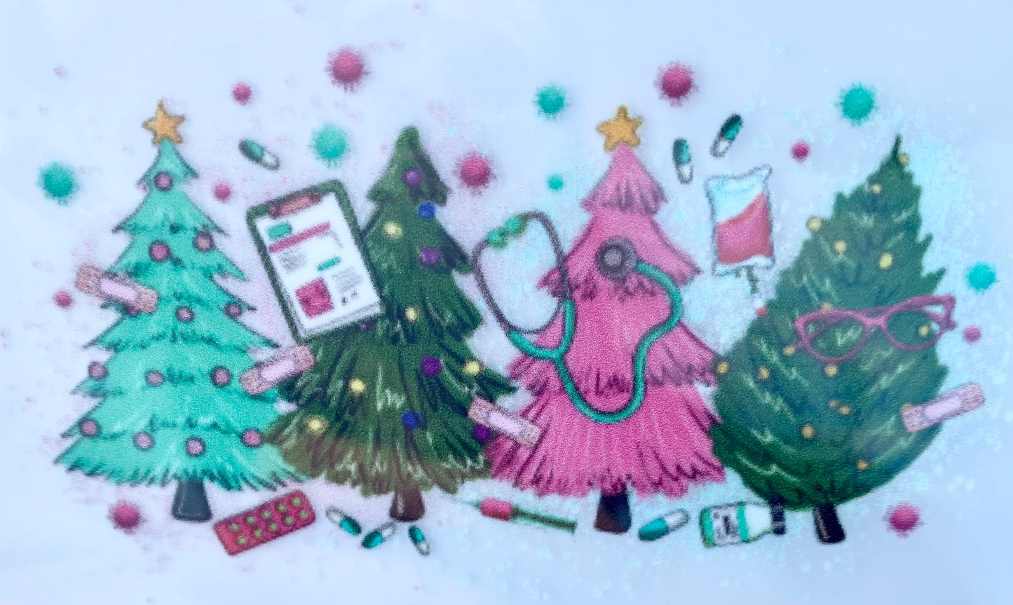 Nurse Christmas Decor DTF Print