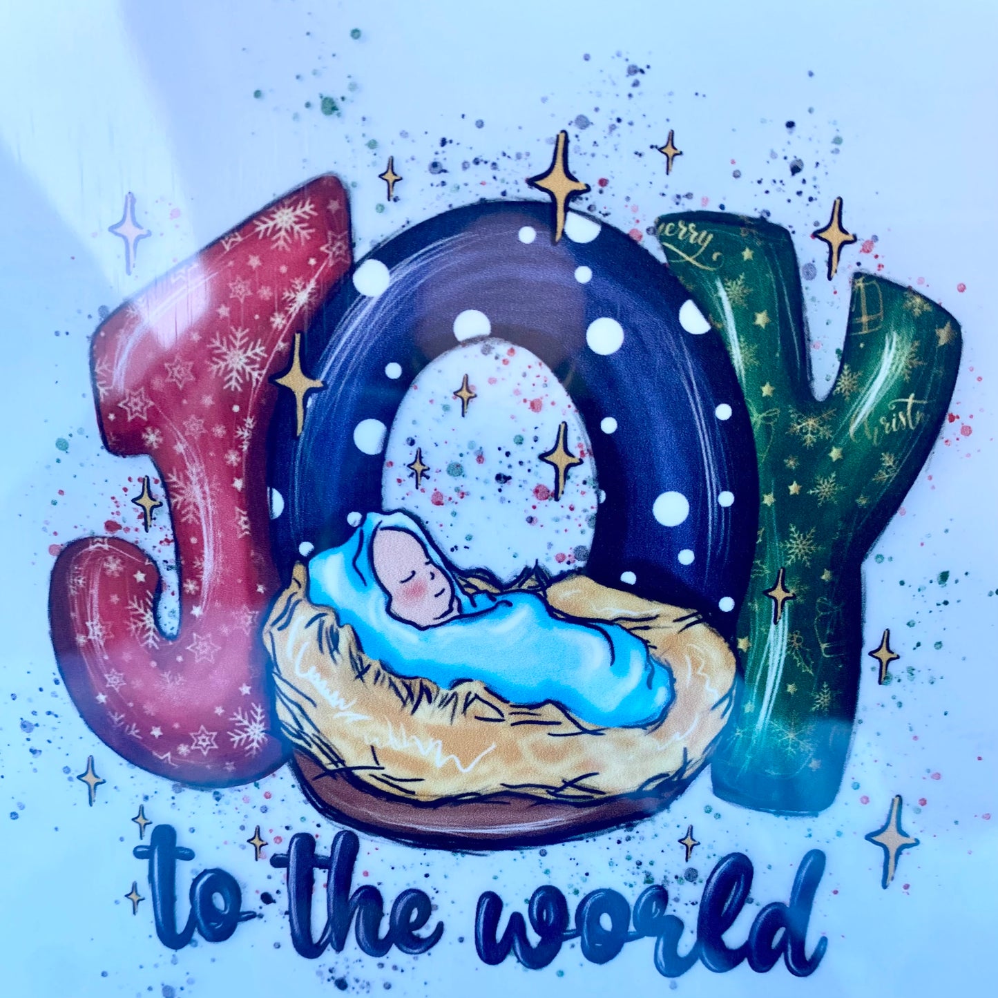 Joy to The World DTF Print
