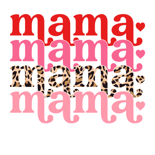 Mama Heart DTF Print