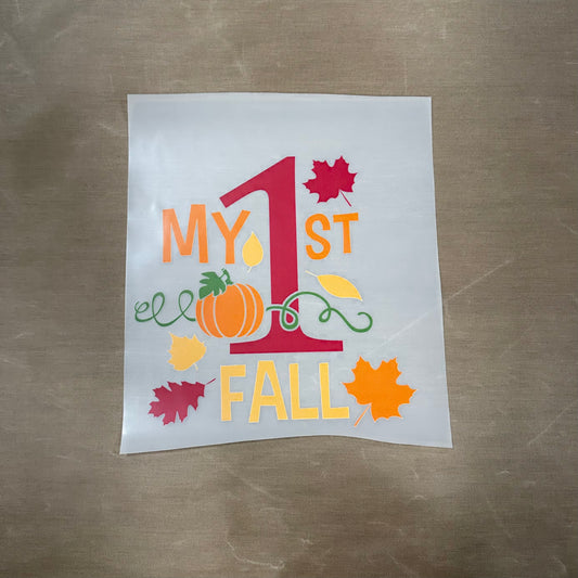 My First Fall DTF print