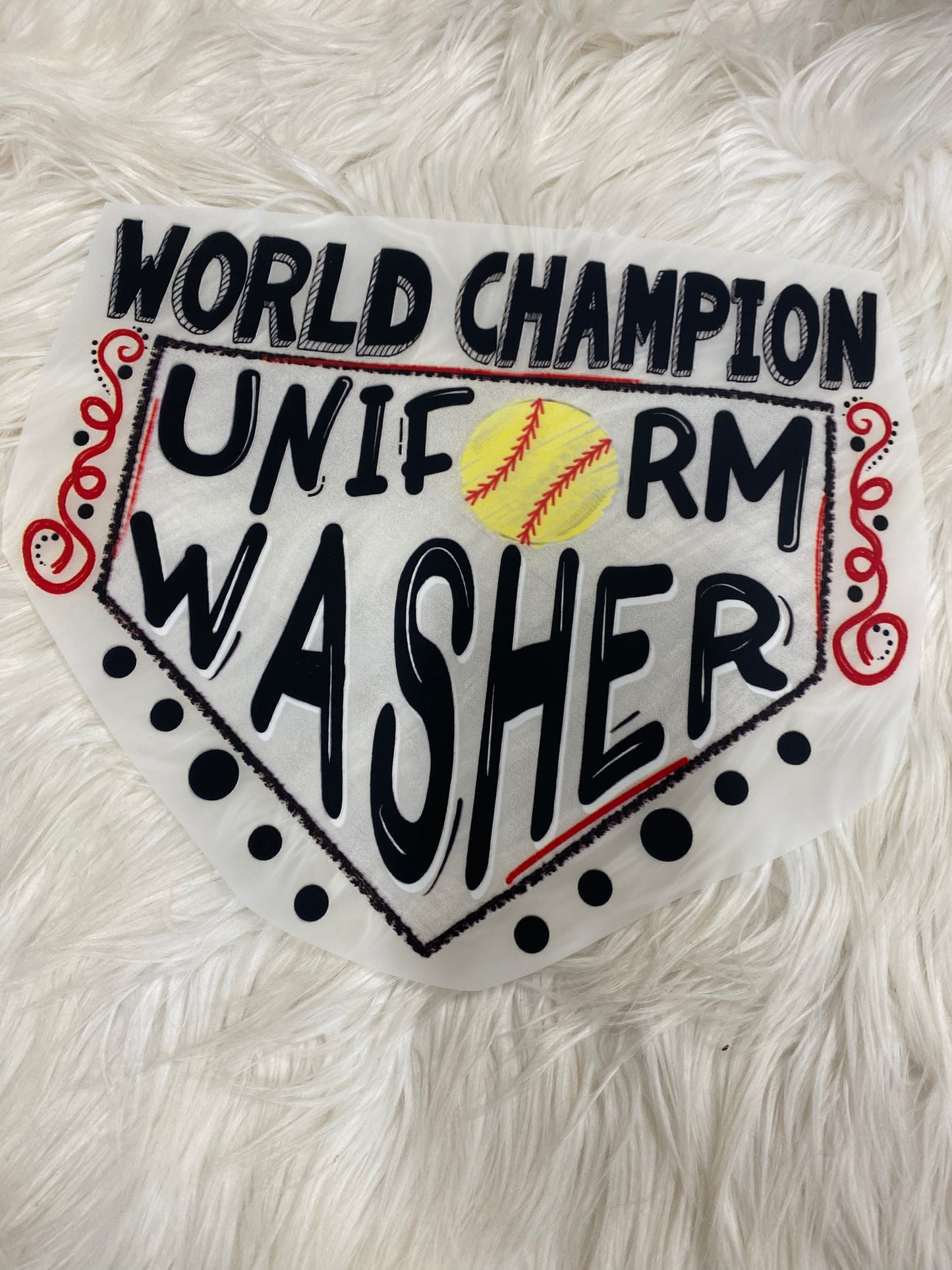 Champion Uniform Washer DTF Print