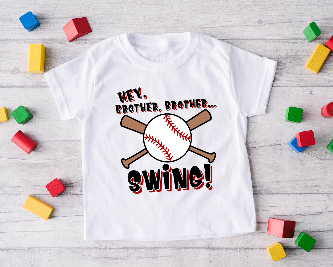 Brother Brother with Baseball Kids Tees, Raglans Sweatshirts, and Onesies
