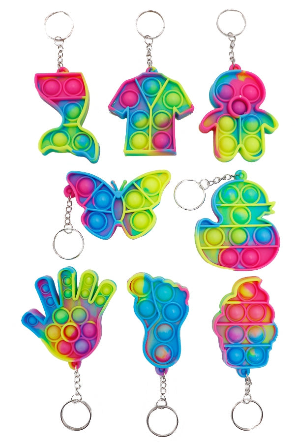 Random Shape Pop It Keychain