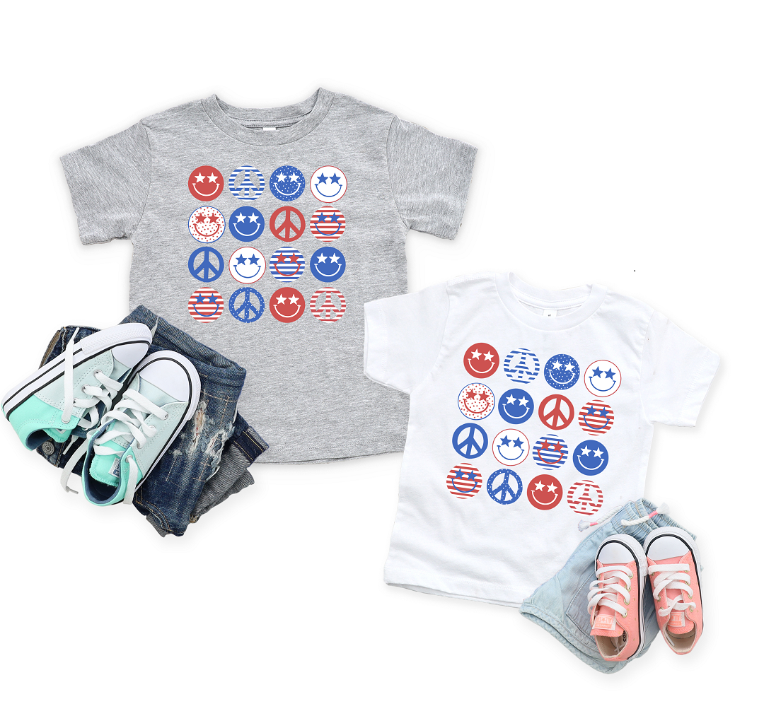 Happy USA Kids Tees, Raglans Sweatshirts, and Onesies