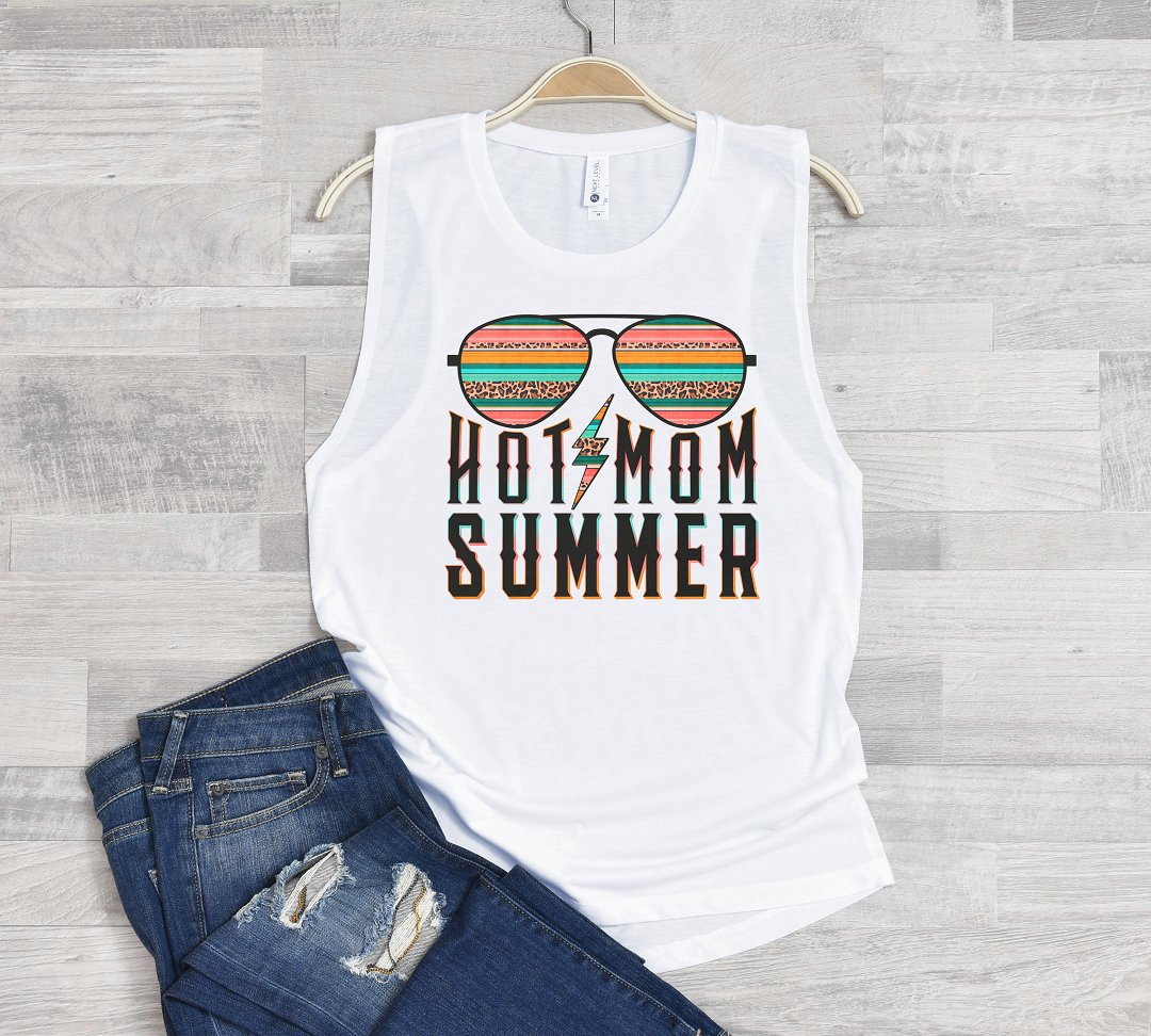 Hot Mom Summer Tee, Tank, Raglan, or Sweatshirt