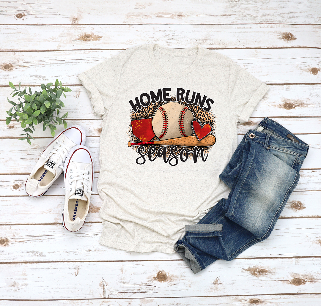 Home Run Season Adult Tee, Raglan, or Sweatshirt