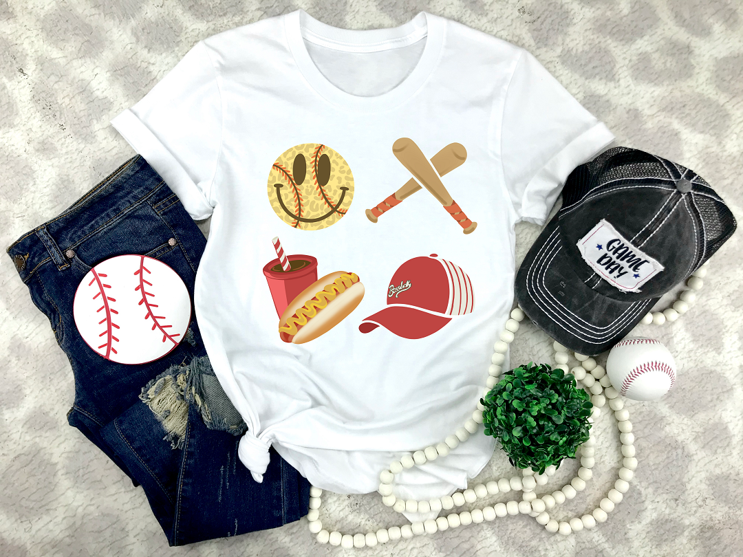 Hotdog Softball Adult Tee, Raglan, or Sweatshirt