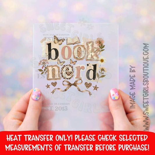 BOOK NERD BOOK NERD DTF HEAT TRANSFER IRON ON BOOK NERD BOOKISH READER BOOK LOVER TEACHER LIBRARY DTF HEAT TRANSFER IRON ON PRINTABLE TRANSFER NOT A SHIRT DTF HEAT TRANSFER PRESS READY BOUTIQUE DIY SMALL BUSINESS