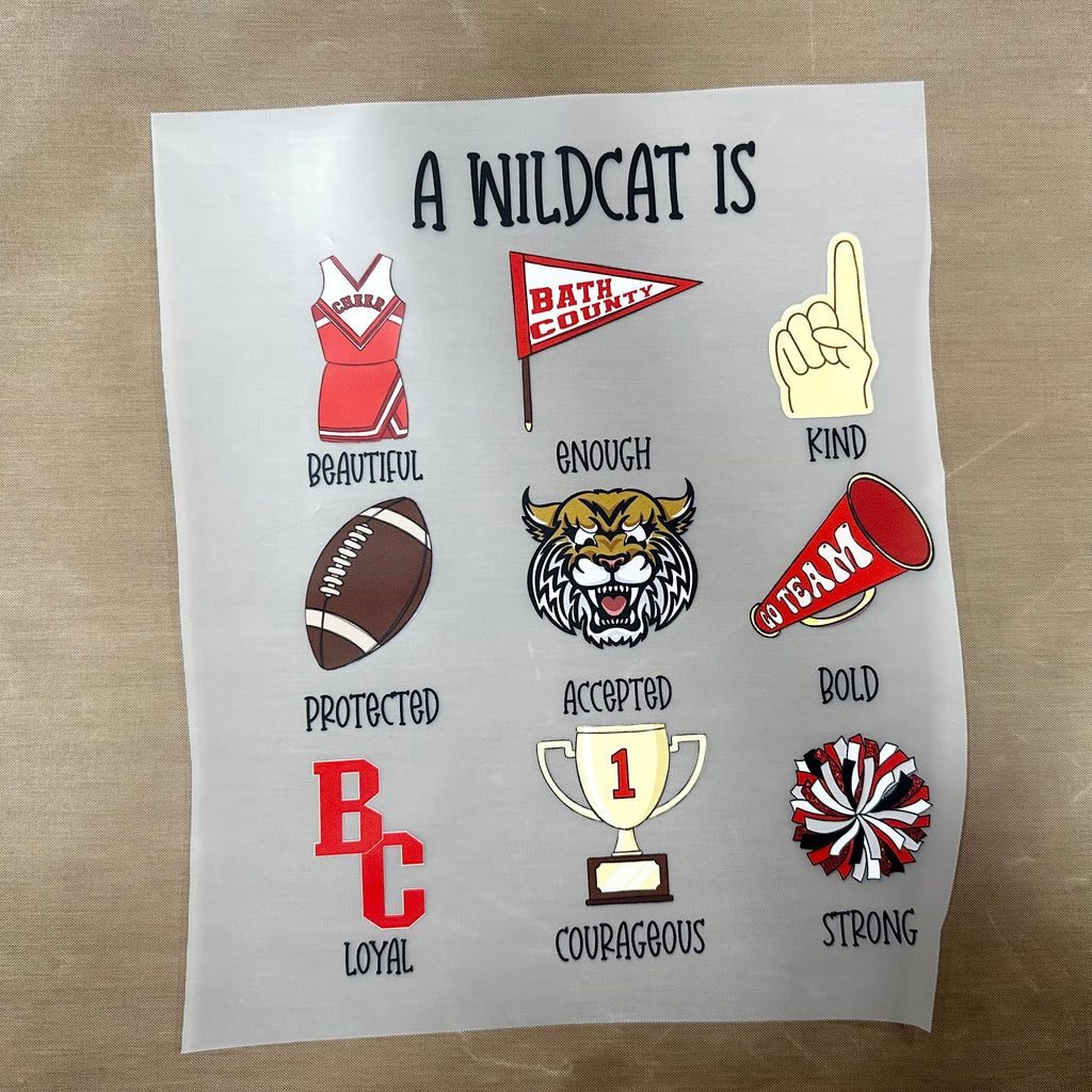 A Wildcat is...DTF and Sublimation print