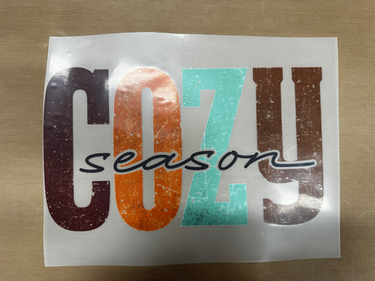 Cozy Season DTF print