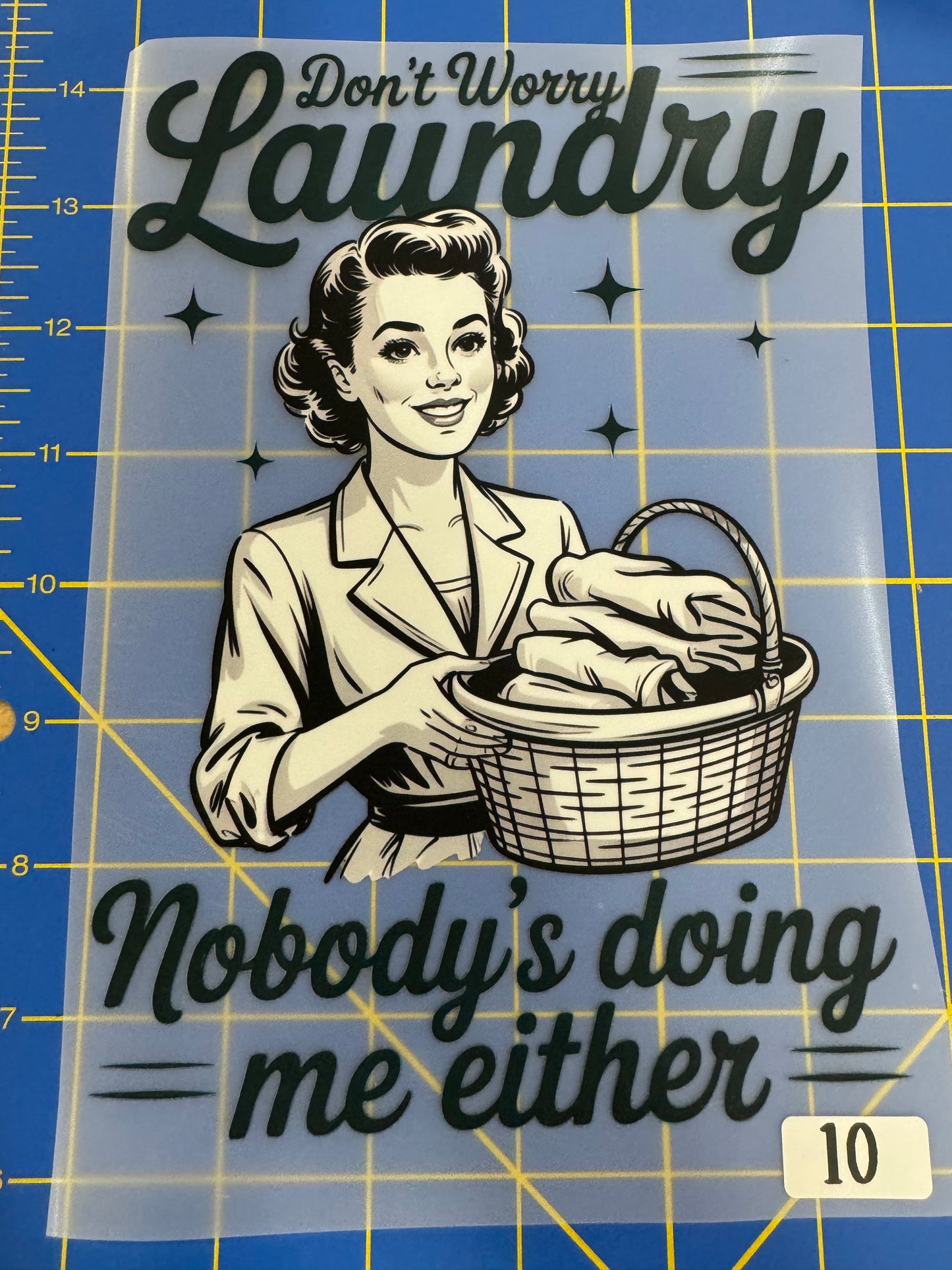 FLASH SALE #5 DISH TOWEL HEAT TRANSFER DTF KITCHEN TOWEL PRESS ON DIY DECOR NOT A TOWEL