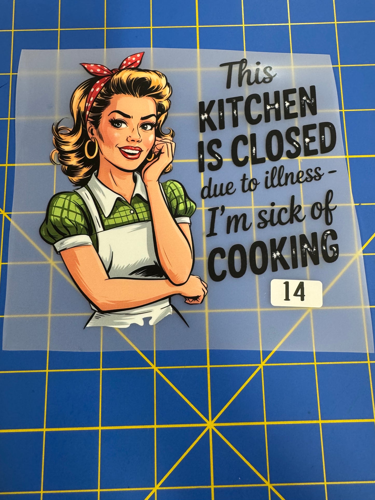 FLASH SALE #5 DISH TOWEL HEAT TRANSFER DTF KITCHEN TOWEL PRESS ON DIY DECOR NOT A TOWEL