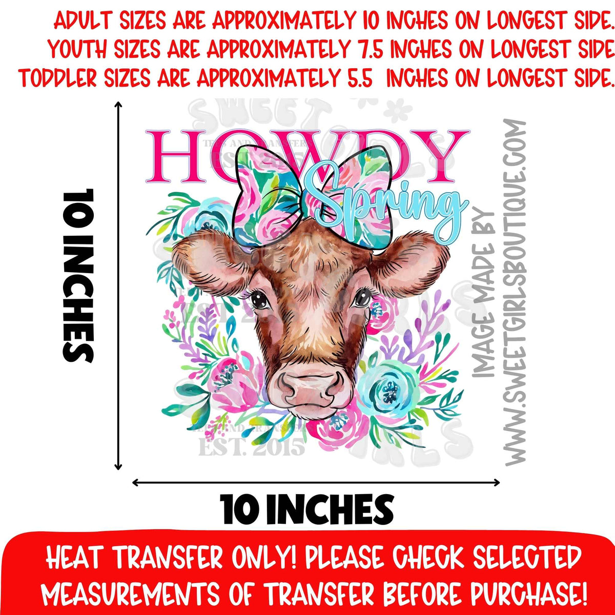 Spring Howdy Howdy Spring Cow With Bow HOWDY SPRING COW WITH BOW Howdy Spring Cow W ...