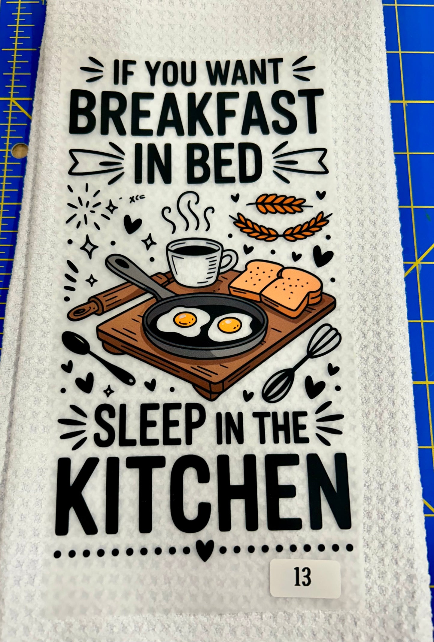 3 FLASH SALE DISH TOWEL HEAT TRANSFER DTF KITCHEN TOWEL PRESS ON FARMHOUSE FUNNY DIY DECOR NOT A TOWEL