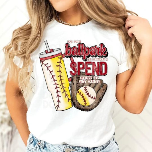 At the Ballpark (Softball & Baseball) Tees & DTFs