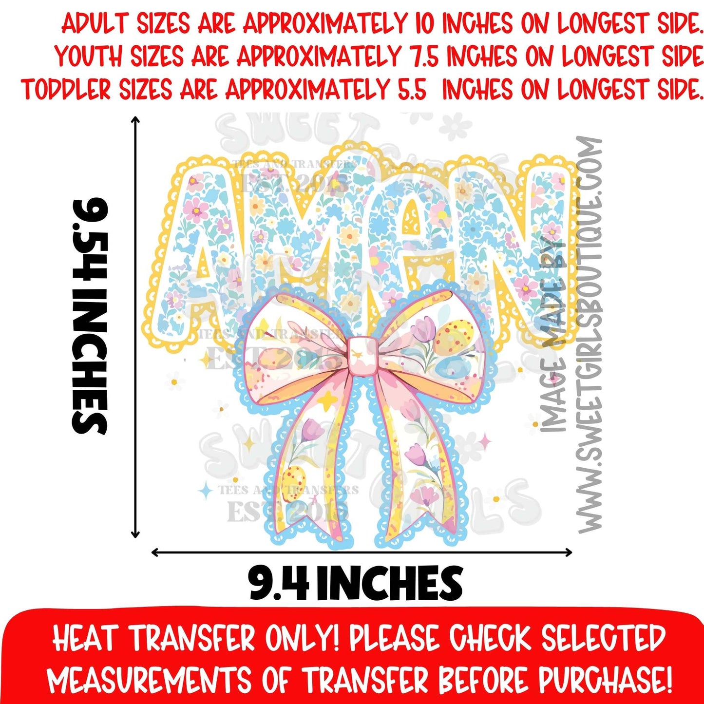 AMEN amen AMEN DTF HEAT TRANSFER IRON ON AMEN AMEN EASTER MAMA BOW EASTER BOW SPRING MAMA DTF HEAT TRANSFER IRON ON PRINTABLE TRANSFER NOT A SHIRT DTF HEAT TRANSFER PRESS READY BOUTIQUE DIY SMALL BUSINESS
