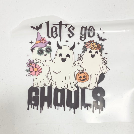 Let's Go Ghouls DTF and Sublimation print