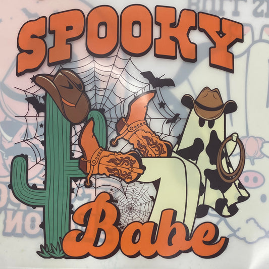 Spooky Babe DTF and Sublimation print