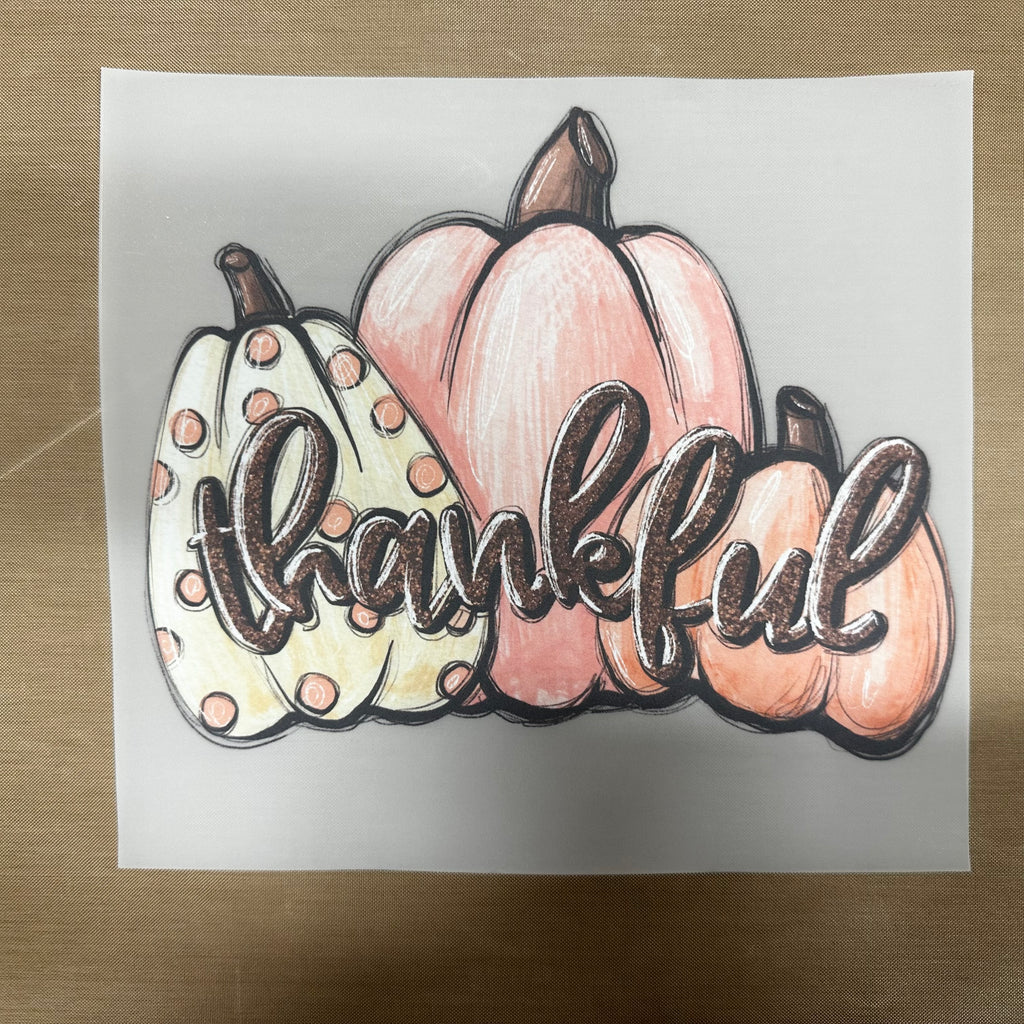Thankful Pumpkins DTF and Sublimation print