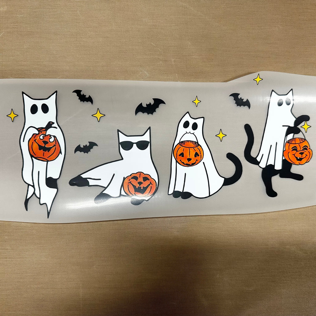 Trick-or-Treat Cats DTF and Sublimation print