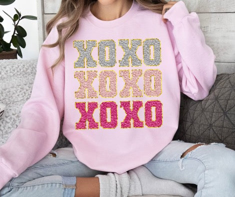 XOXO Faux Glitter Mama Mini Tees & DTFs