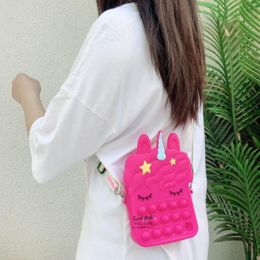 Pop It Crossbody with Pop Its on Back