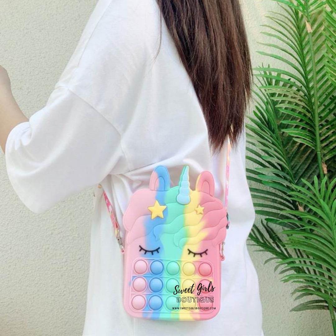Pop It Crossbody with Pop Its on Back