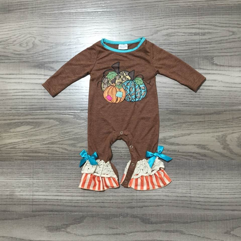 Suzie Pumpkin Romper