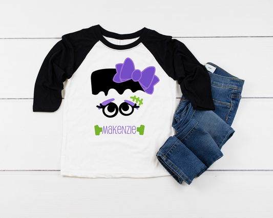 Frankenstein Kids Tees, Raglans Sweatshirts, and Onesies