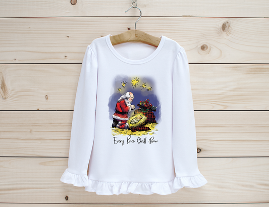 Every Knee Shall Bow Kids Tees, Sweatshirts, and Onesies