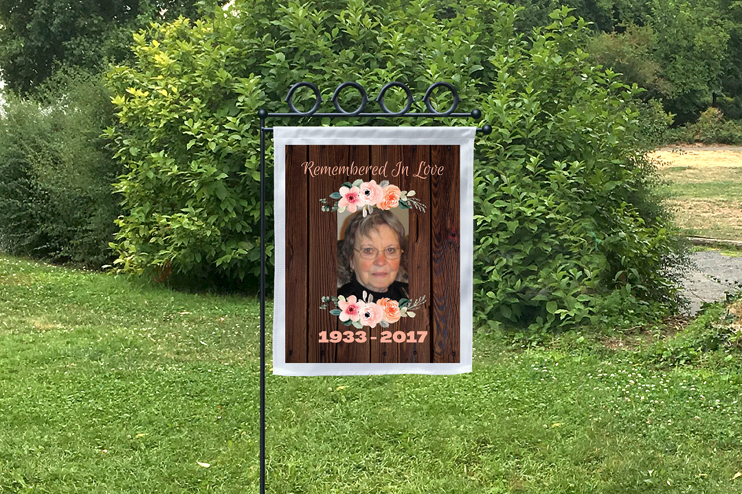 *EMAIL/MESSAGE PICTURE* Memorial Garden Flag, Flag for Outdoor, Customized Yard Decor, Custom Lawn Banner, Welcome Decoration