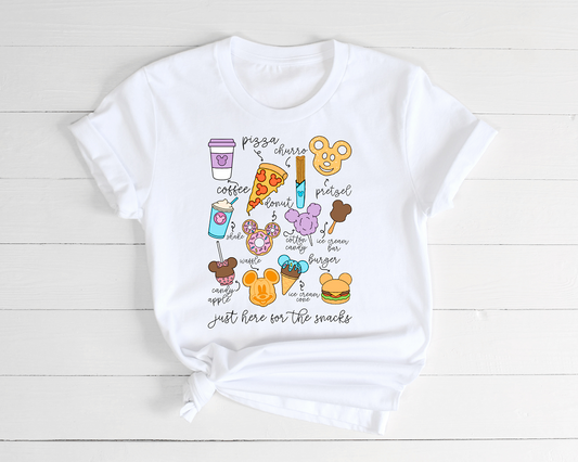 Here For The Snacks Adult Tee, Raglan, or Sweatshirt